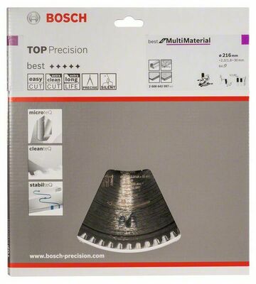 Bosch Power Tools Kreissägeblatt Multi 216x30x2,3mm,64 2608642097