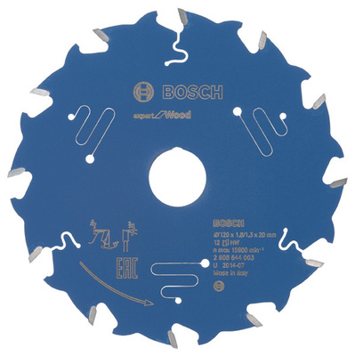 Bosch Power Tools Kreissägeblatt Expert for Wood H 120 x 20 Z12 2608644003