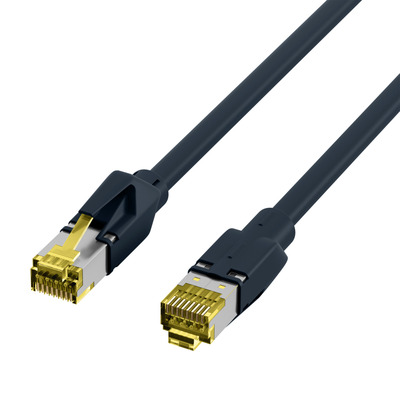 EFB-Elektronik Patchk.PUR Cat.6A outdoor Hirose TM31 1,0m schwarz K3130.1 sw