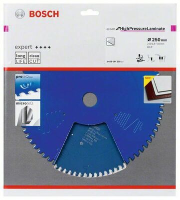 Bosch Power Tools Kreissägeblatt Lamin 250x30x2,8mm,80 2608644358