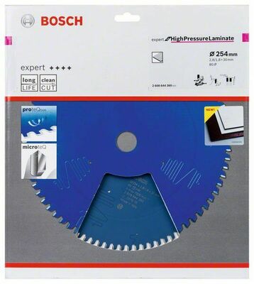 Bosch Power Tools Kreissägeblatt Lamin 254x30x2,8mm,80 2608644360