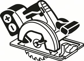 Bosch Power Tools Kreissägeblatt für Akkusägen Expert for 2608644506