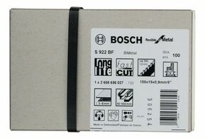 Bosch Power Tools Säbelsägeblatt S 922 BF,VE100 2608656027