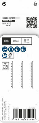 Bosch Power Tools PRO Plastics PVC clean T102H Stichsägeblatt 2608667445