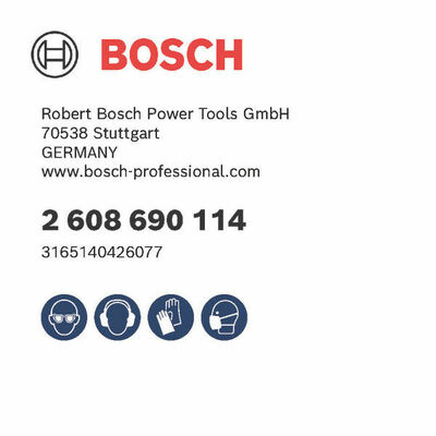 Bosch Power Tools PRO HEX 30 Asphaltschneider 125 2608690114