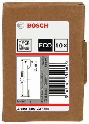 Bosch Power Tools Flachmeißel VE10 SDS max ,400mm 2608690237
