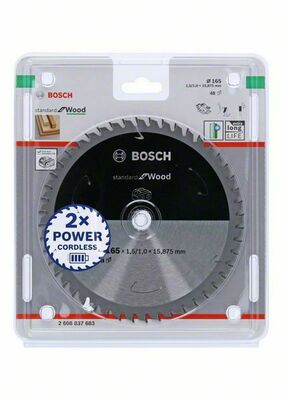 Bosch Power Tools PRO Wood cordless Kreissägeblatt 165 x 2608837683