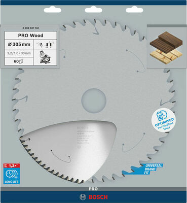 Bosch Power Tools PRO Wood cordless Kreissägeblatt 305 x 2608837742