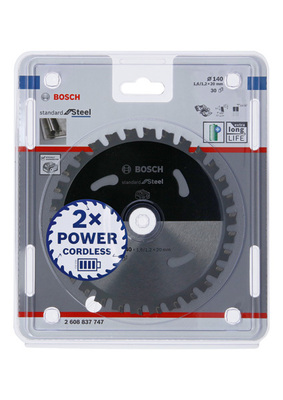 Bosch Power Tools PRO Steel cordless Kreissägeblatt 140 x 2608837747