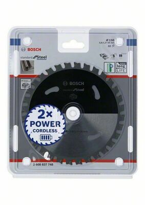 Bosch Power Tools PRO Steel cordless Kreissägeblatt 150 x 2608837748
