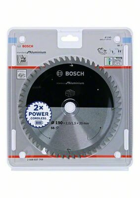 Bosch Power Tools PRO Aluminium cordless Kreissägeblatt 190 x 2608837769