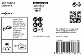 Bosch Power Tools EXP Starlock Multi ACZ 85 RD4,85mm 2608900035