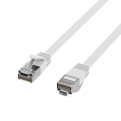 EFB-Elektronik Flachkabel U/FTP Cat.6A RJ45 weiss 1,5m K5545WS.1,5