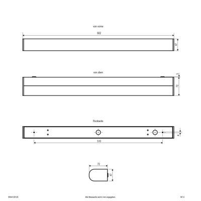 EVN Lichttechnik LED-Wandleuchte SR44120125