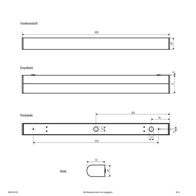 EVN Lichttechnik LED-Wandleuchte SR44120125
