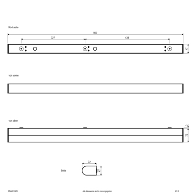EVN Lichttechnik LED-Wandleuchte SR44211425