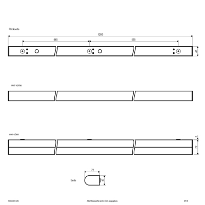 EVN Lichttechnik LED-Wandleuchte SR44381425
