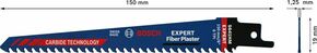 Bosch Power Tools Säbelsägeblatt S 641 HM, 1 Stück 2608900407