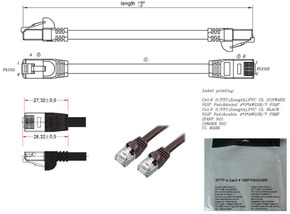 EFB-Elektronik VOIP-Patchkabel Cat.6 6m S/FTP schwarz K2460.6