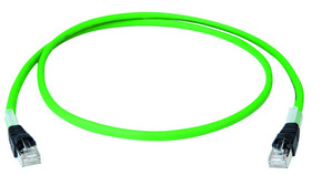 Telegärtner Patchk.S/FTP Cat.6A gn 2,0m PUR STX UL 100017320