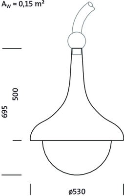 Siteco Mastleuchte 5XA1565M1F108