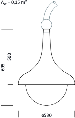 Siteco Mastleuchte 5XA1565M1F108
