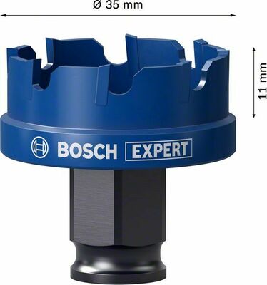 Bosch Power Tools Lochsäge SheetMetal 35 5 mm 2608900498