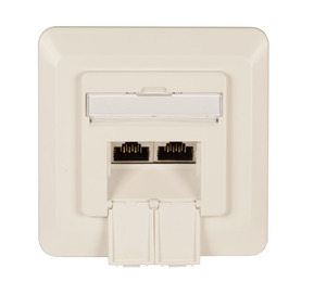 EFB-Elektronik Datendose 2-Port UP Cat6 li/re ET-25211.2V1