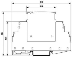 Phoenix Contact Basiselement f. Schutzstecker PT 2X1-BE