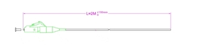 EFB-Elektronik LWL Faserpigtail LC OM5 2m limegreen O3686.2OM5