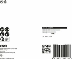 Bosch Power Tools M480 Schleifnetz 125mm,G220,5 Stück 2608900676