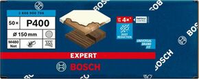 Bosch Power Tools M480 Schleifnetz 150mm,G400,50 Stück 2608900706