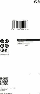 Bosch Power Tools M480 Schleifnetz 80x133mm,G240,VE10 2608900740
