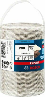 Bosch Power Tools Schleifnetzrolle 115mm,5m,G80 2608900785