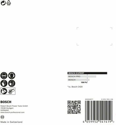 Bosch Power Tools C470 Schleifpapier 125 mm, G40,VE5 2608900803