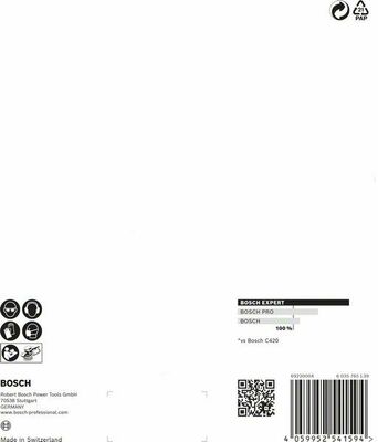 Bosch Power Tools C470 Schleifpapier 150mm,G 400,VE5 2608900821
