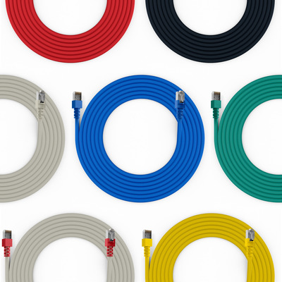 EFB-Elektronik RJ45 Patchkabel blau, 0,5 K8014.0,50