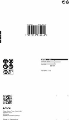 Bosch Power Tools EXPERT C470 Schleifpapier mit 7 Löchern 100 x 2608901166