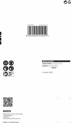 Bosch Power Tools EXPERT C470 Schleifpapier mit 7 Löchern 100 x 2608901167