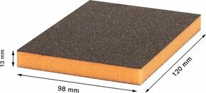 Bosch Power Tools Schleidpad S473 98x120x13mm,mittel 2608901171