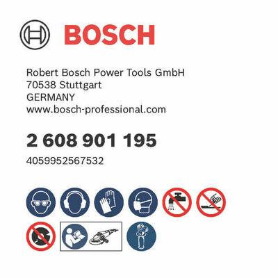Bosch Power Tools EXP CMW X-LOCK Trenn 125mm, 22,23mm,VE10 2608901195