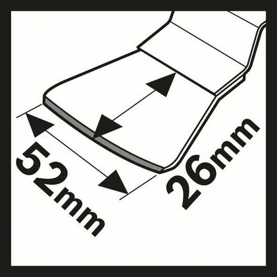 Bosch Power Tools Schaber Starlock ATZ 52 SC, Starr 2609256954