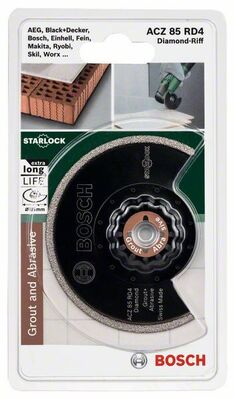 Bosch Power Tools Segmentsägeb.Starloc ACZ 85 RD4, 85mm 2609256972