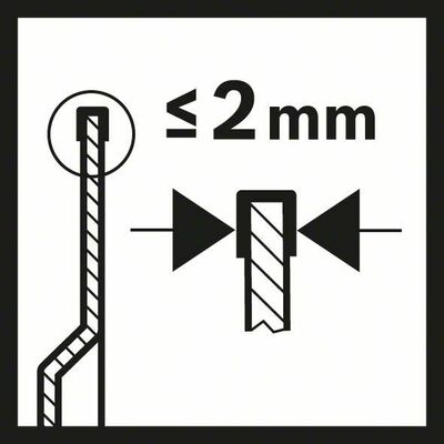 Bosch Power Tools Tauchsägebl Starlock AIZ 32 RT5, B: 32mm 2609256C48