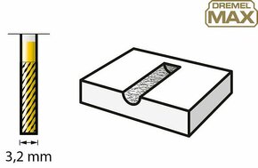 Bosch Power Tools Frääser Wolframkarbid 26159901DM