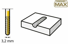 Bosch Power Tools Frääser Wolframkarbid 26159903DM