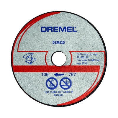 Bosch Power Tools Dremel Trennscheibe Metall/Kunststoff 2615S510JB