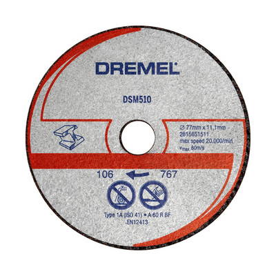 Bosch Power Tools Dremel Trennscheibe Metall/Kunststoff 2615S510JB