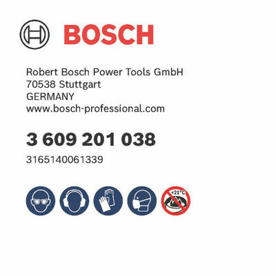 Bosch Power Tools PRO Multi Material Viskose und Dichte 3609201038