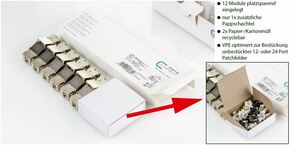 Metz Connect C6Amodul 180 Jack Cat. 6A geschirmt TN-C6Amod-180-12